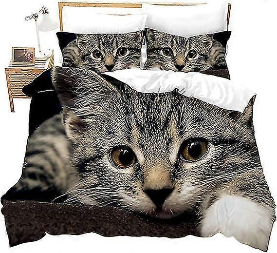 Cats Bedding Set Full Bedding Set 3d Print Animals Pattern Comforter Cover With 2 Pillowcases