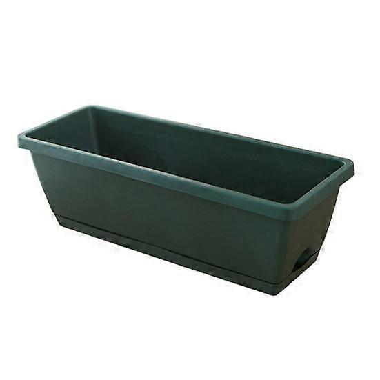 Vegetable Planter Large Capacity Shatterproof Impact Resistance Smooth Edge Drain Hole Design Rectangular Flower Pot Windowsill