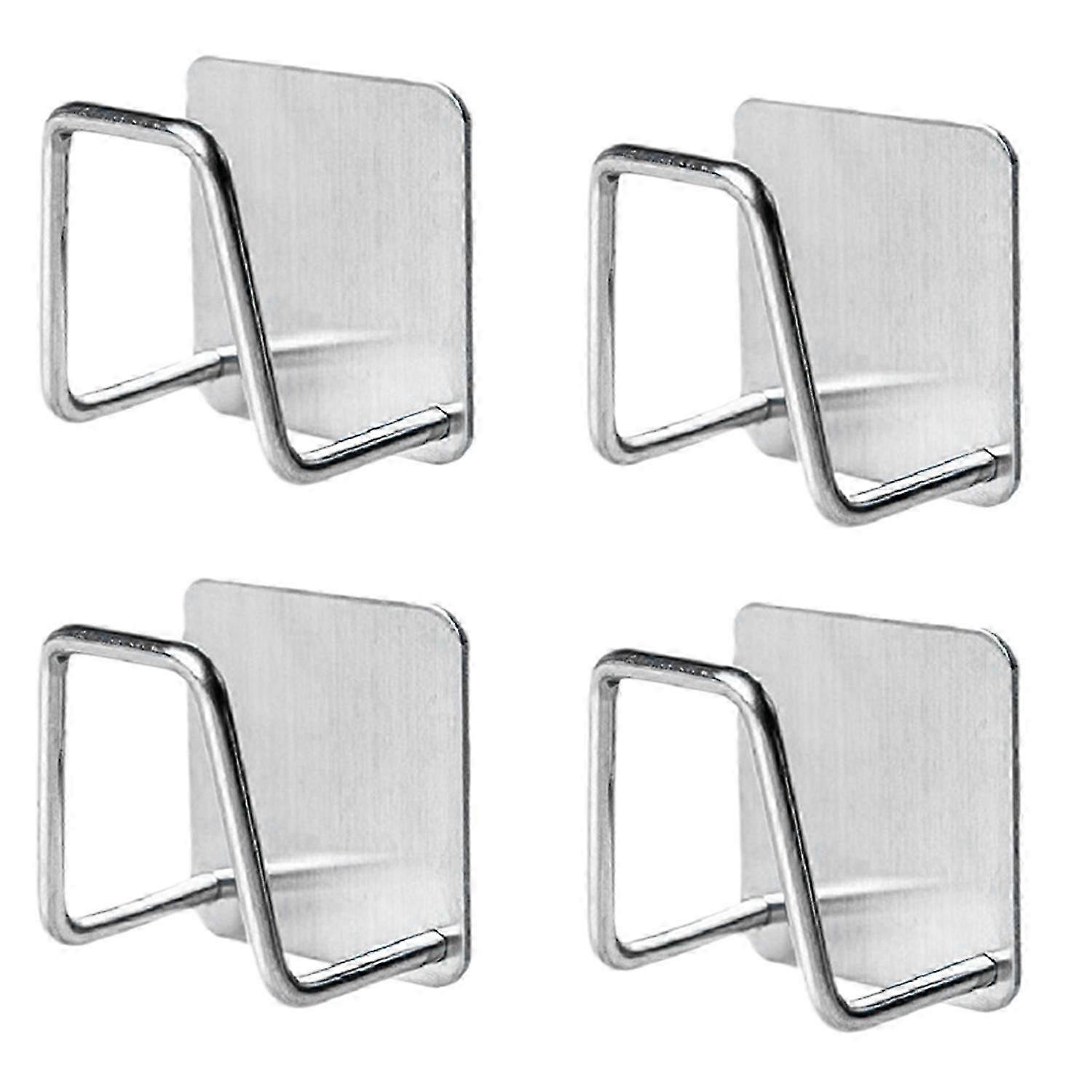 4pcs Sponge Holders,strong Adhesion Rustproof Waterproof Small Sponge Holder For Kitchen Sink,,br