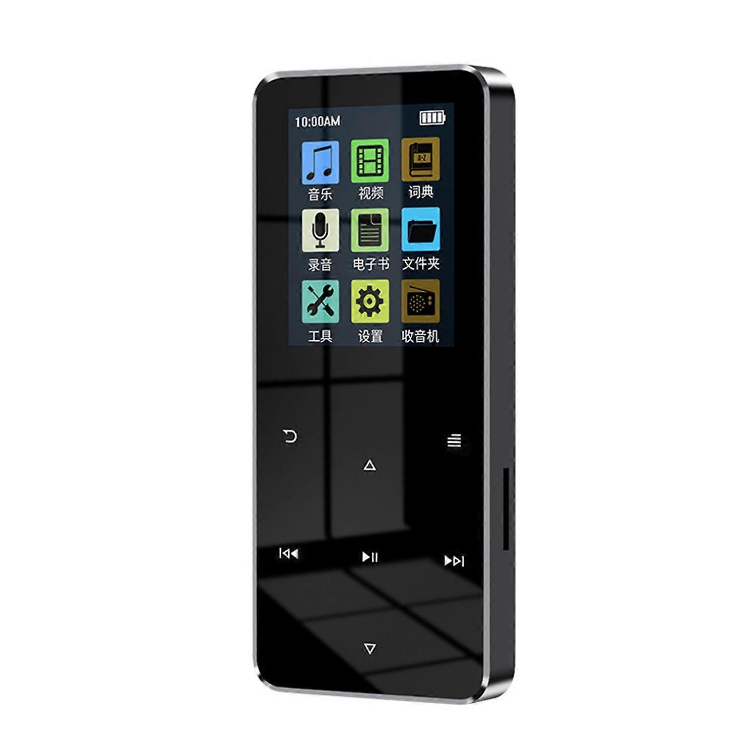 MP3 Player with 30-Hour Battery 16GB Memory TF Card Support Clear Sound Bluetooth-compatible 5.2