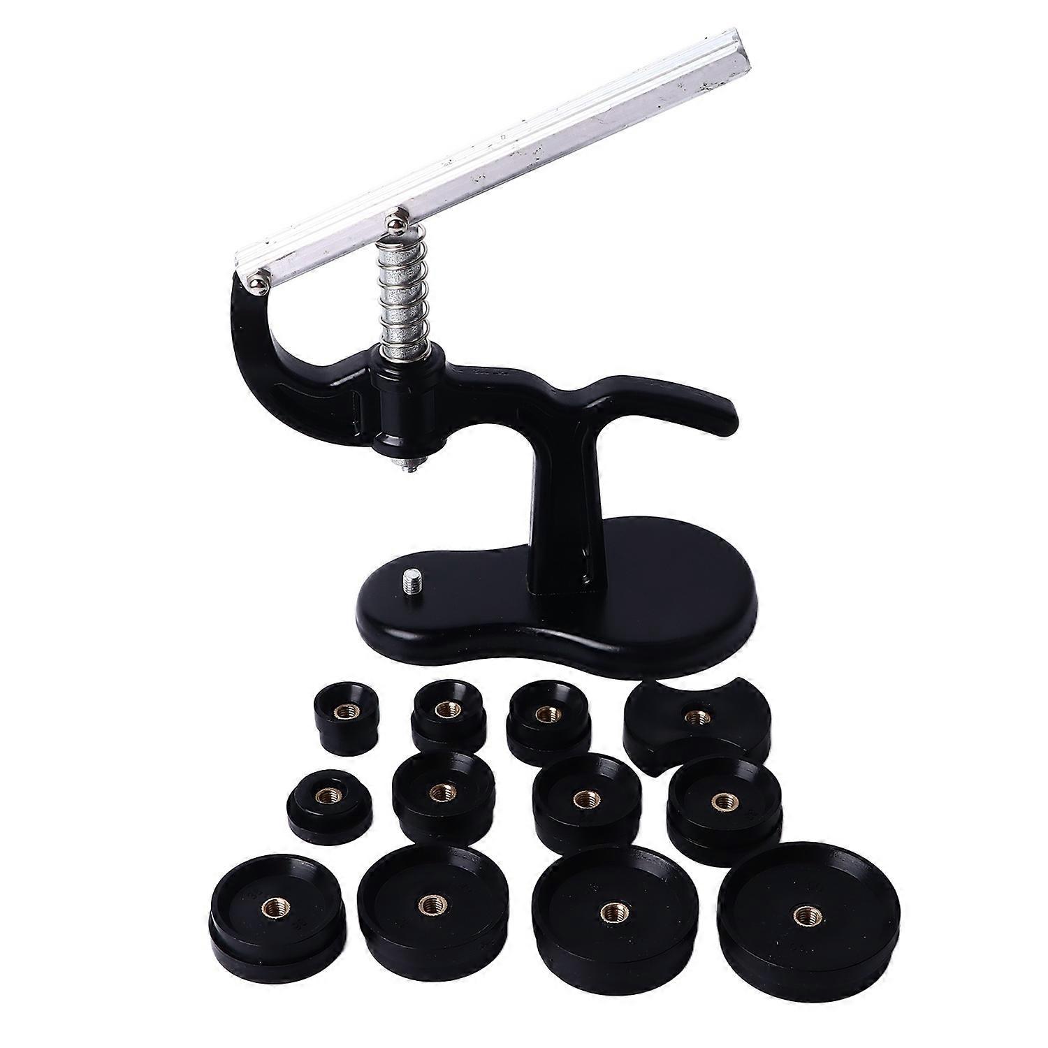 Watch Press Tool Professional Efficient Back Case Press Closer Battery Replacement Tool With 12 Fitt