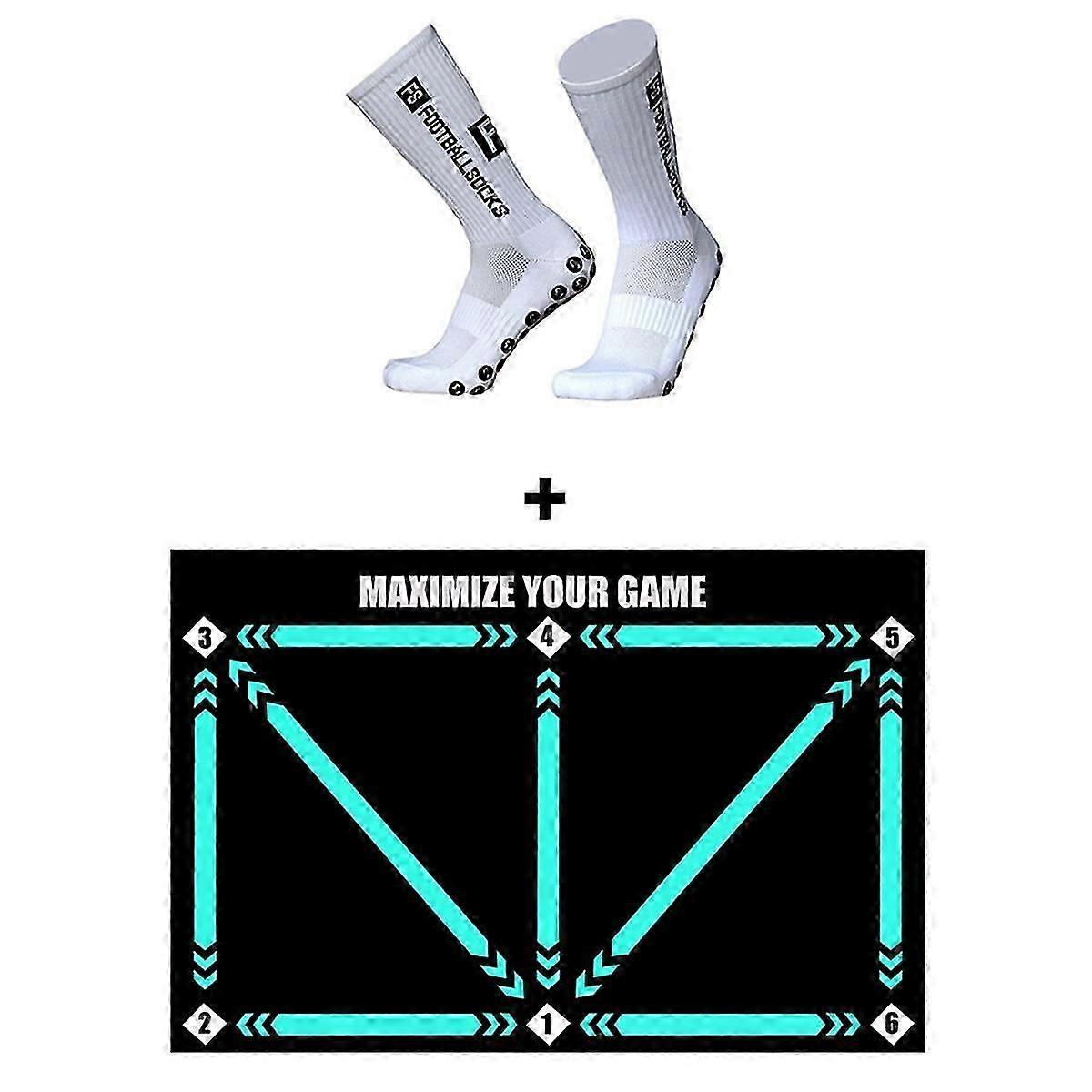 حصيرة تدريب كرة القدم غير قابلة للانزلاق للأطفال قابلة للطي للبالغين حصيرة تدريب سال لعابه تدريب كرة القدم معدات خارجية داخلية