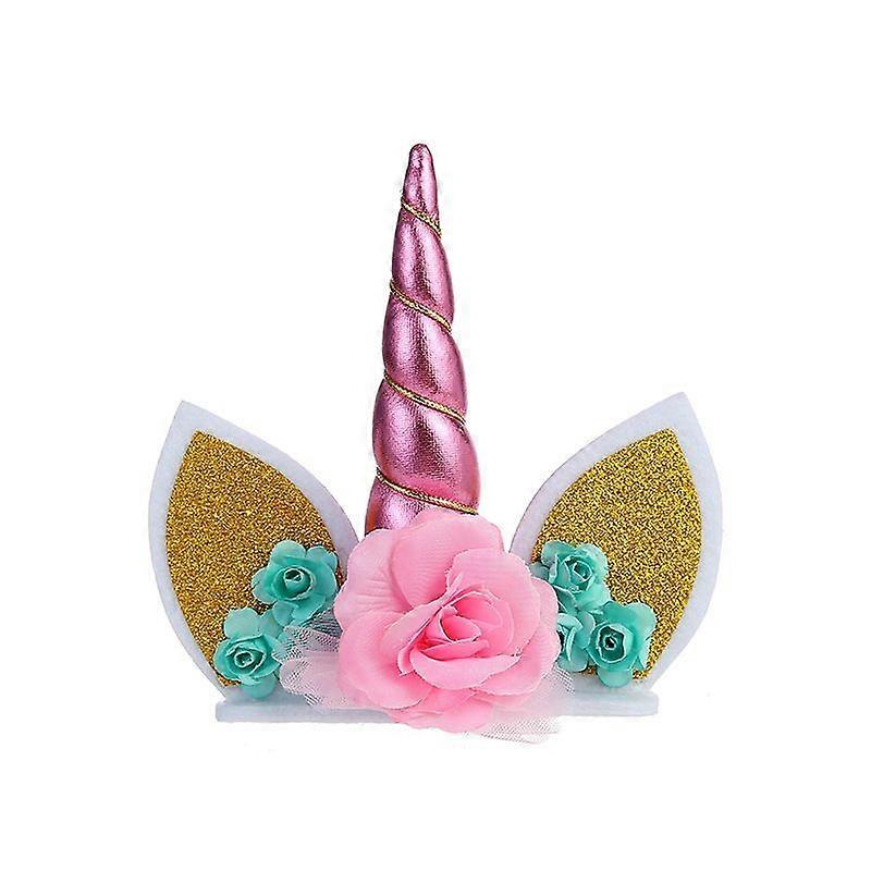 Multicolor optional unicorn themed birthday cake plugin for birthday parties and weddings