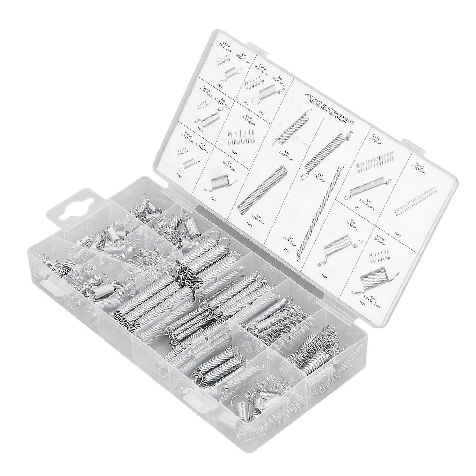spring set extension spring compression spring kit spring assortment 200Pcs