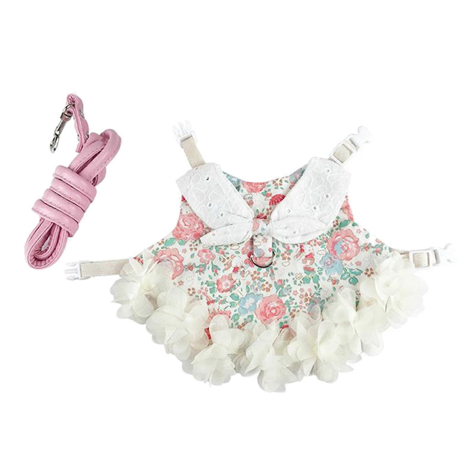 שמלת ארנב ארנב חג תלבושות חמוד רתמת רצועה סט חיות קטנות אביזרים עבור חזירונים צעירים סנאים S