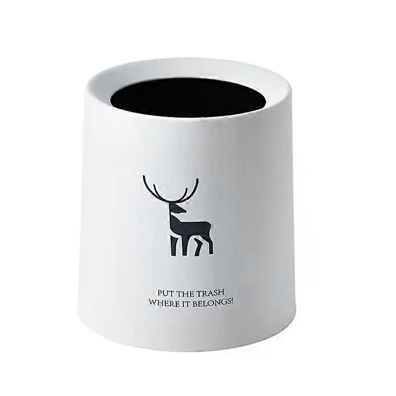 Mini Trash Can Double-layer Desktop Trash Can Without Cover Nordic Home Supplies Bedside Storage Barrel Store Trash