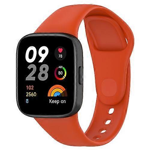 ZRUXE BD-HM 3-210 For Redmi Watch 3 Loop Type Solid Color Silicone Watch Band