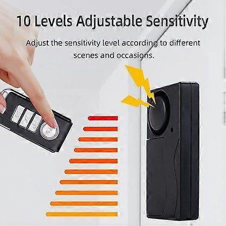 Versatile Wireless Door Alarm System with Remote Control for Home Security and Safety