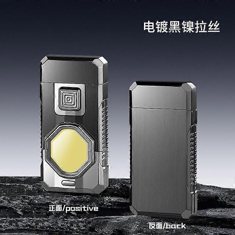 Wholesale 9015B Inflatable Fire Lighter Personality Creative With Charging Cob Light Windproof Lighter Charging