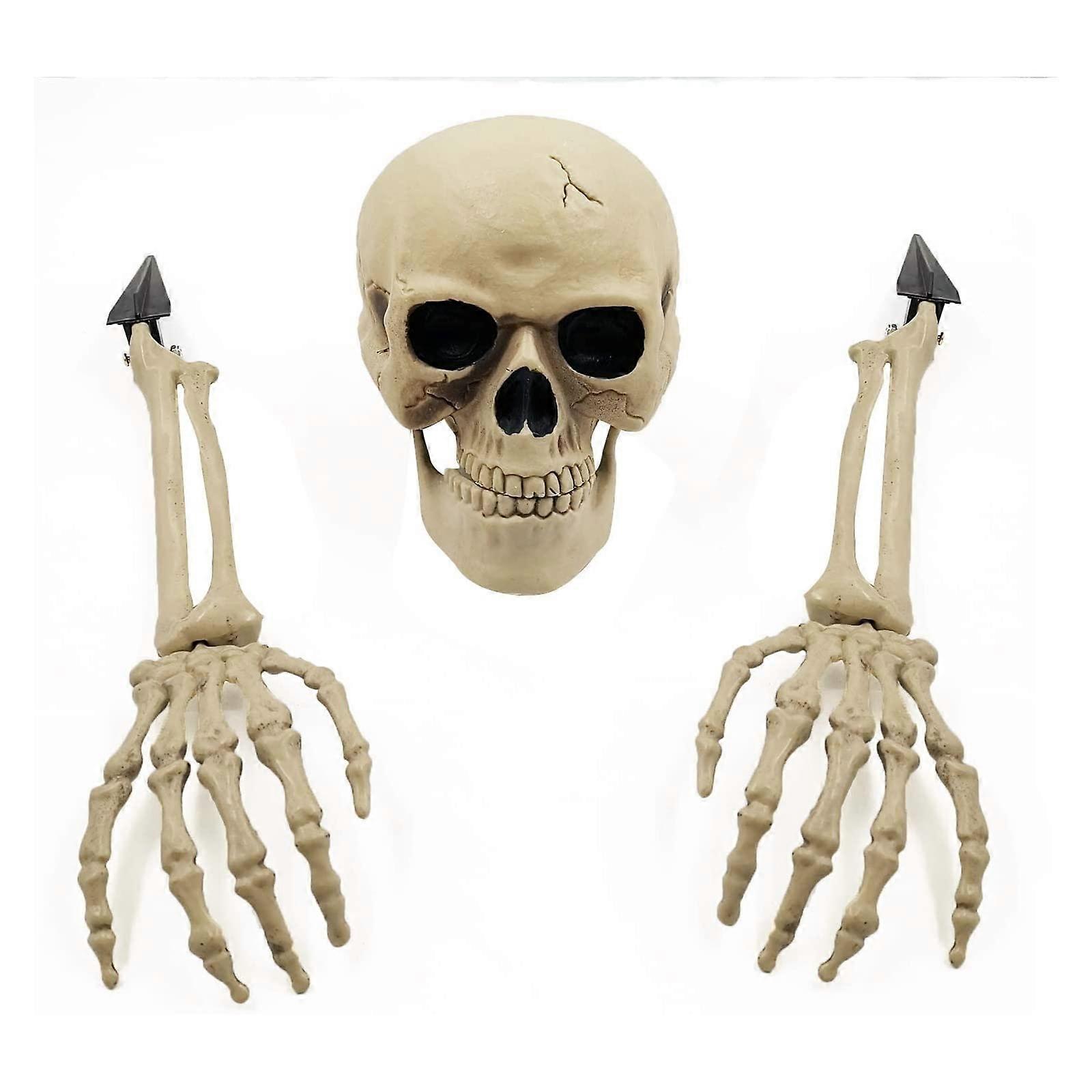 Realistic Skeleton Stakes for Halloween Decorations