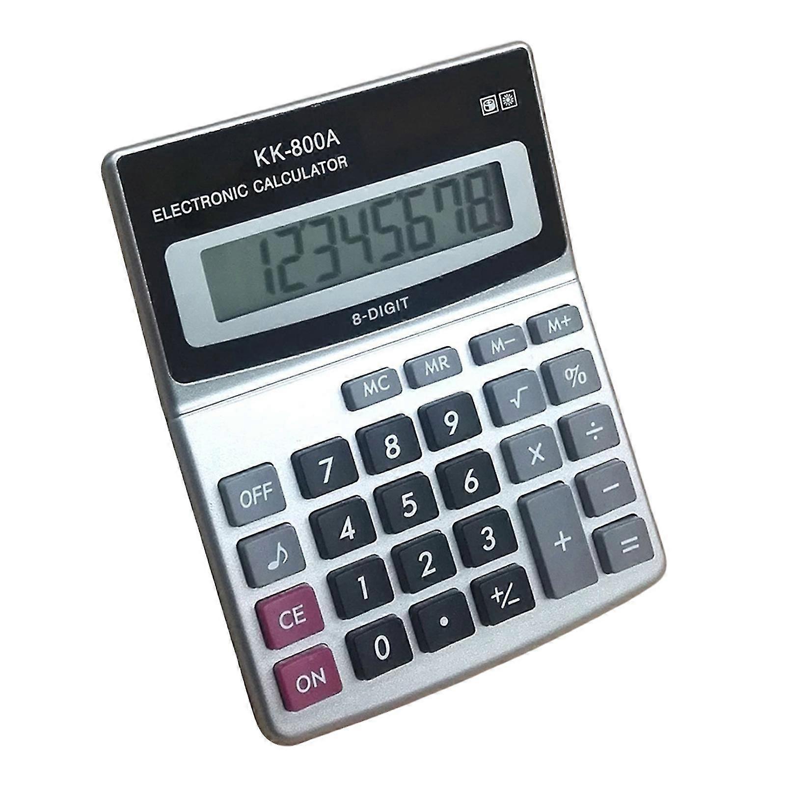 KKA Electronic Calculator Multifunctional Large Display Finance Function 8 Digits Desktop Calculator Office Supplies