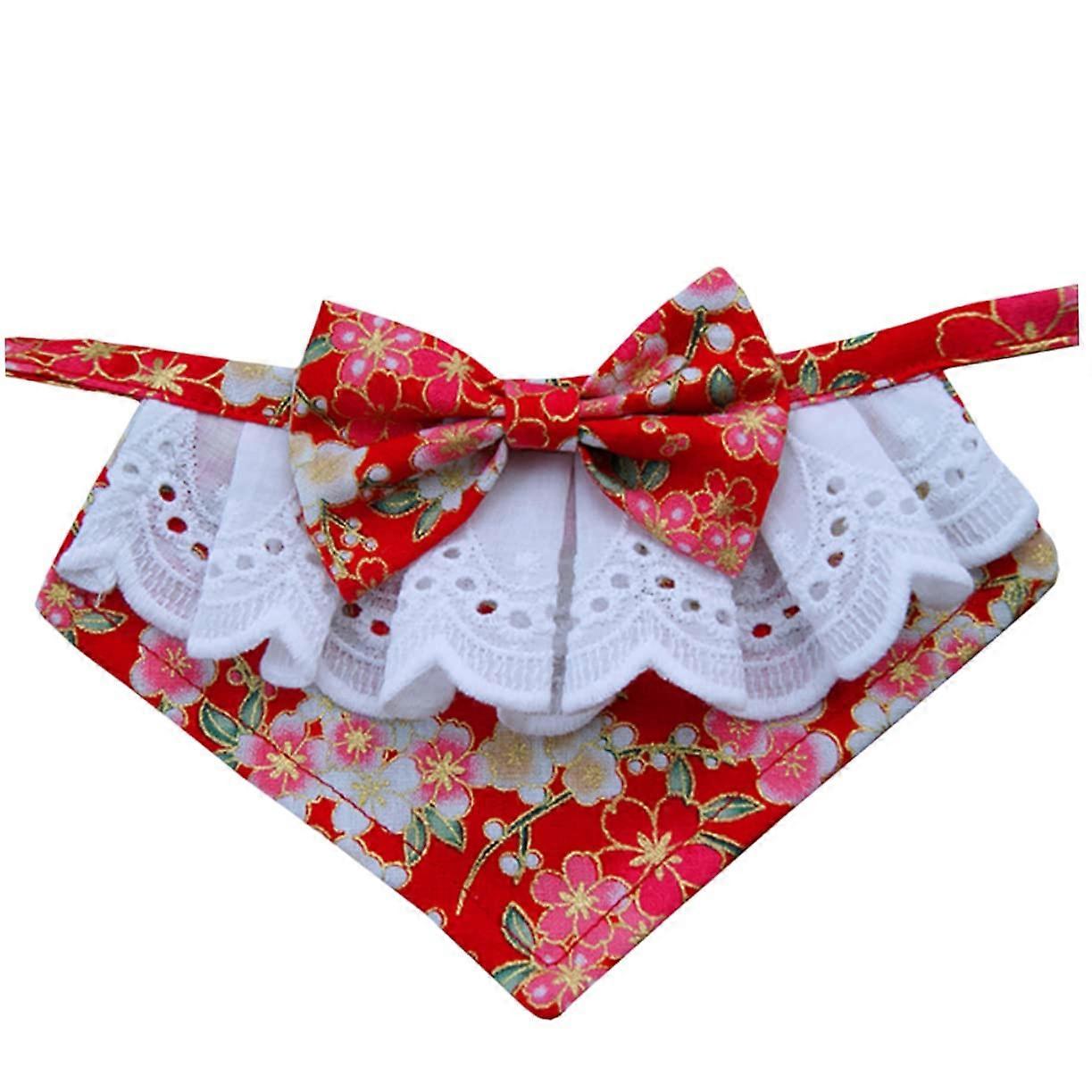 Japanese pet scarf decoration