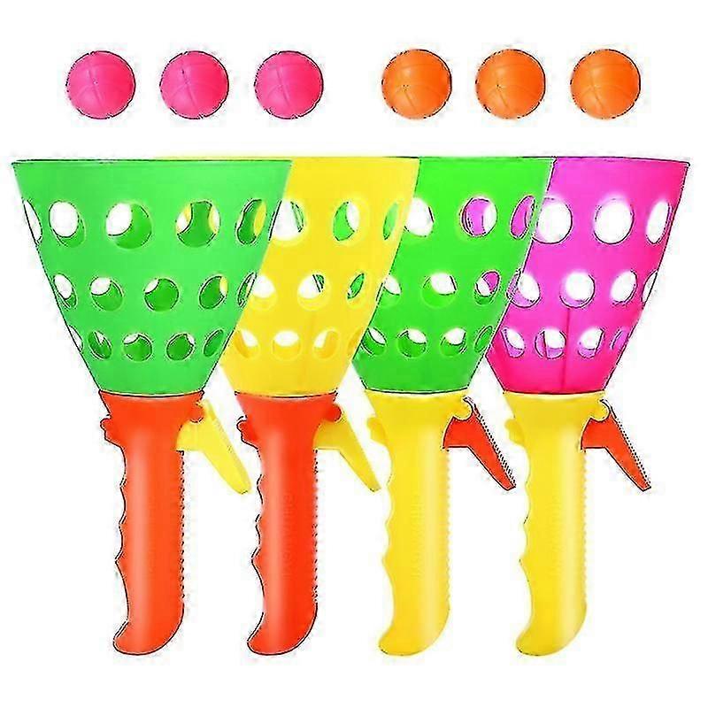 4pcs Launch And Catch Balls
