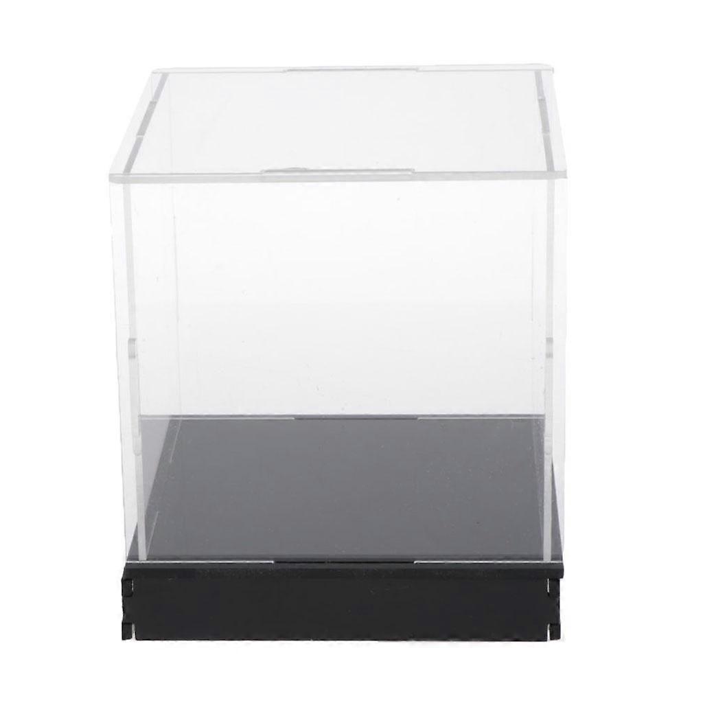 Clear Acrylic Display Box Dustproof Figures Toys Case 10x10x20cm