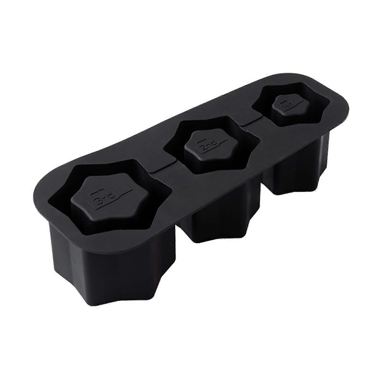 Reusable Ice Tray With Lid Cylinder Ice Molds Glasses For Mugs For Cocktails Whiskey Drinks And Coffee Reusable Multifunctional Boissons