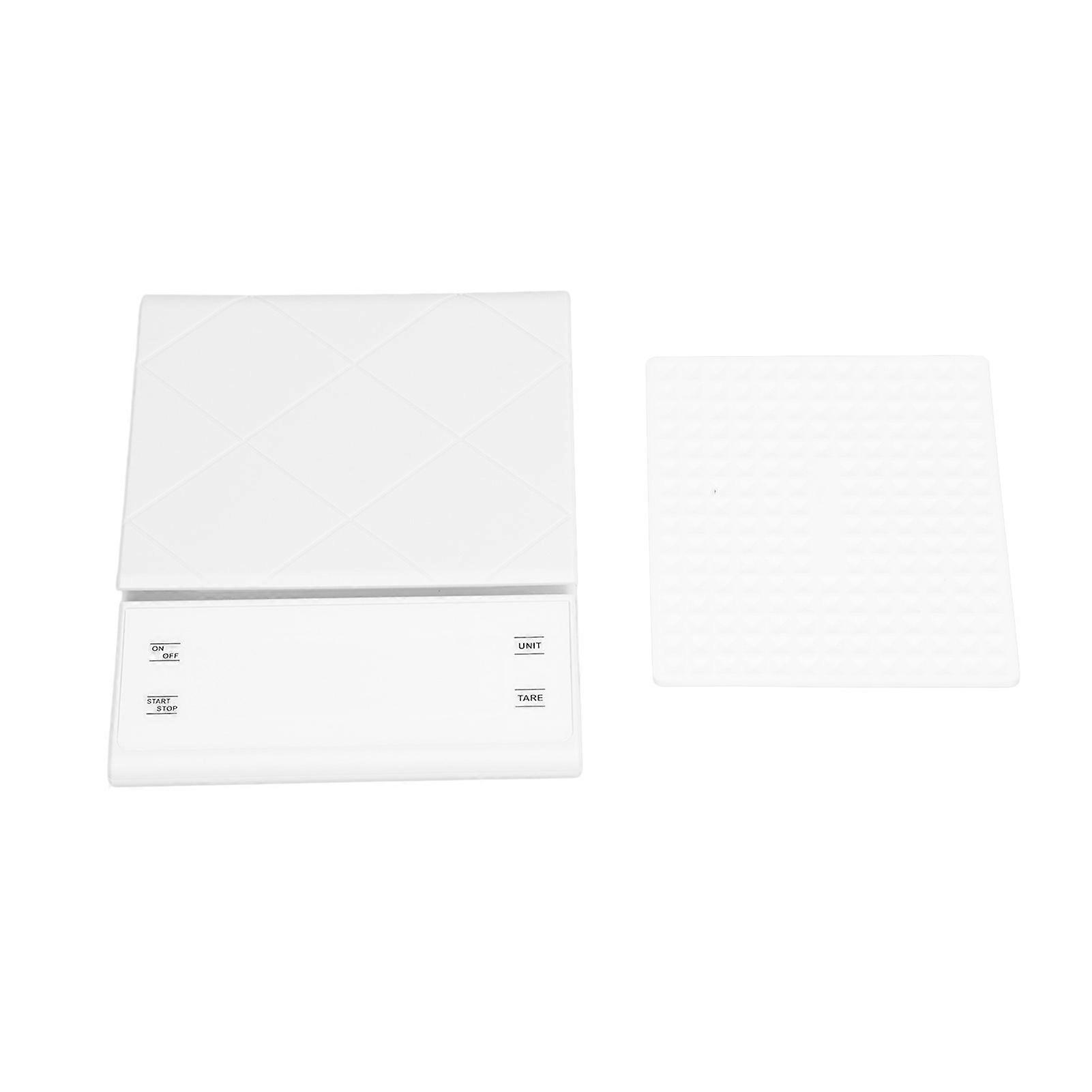 3kg/0.1g Display Electronic Scale Timing Kitchen Coffee Scale with Non-Slip Pads