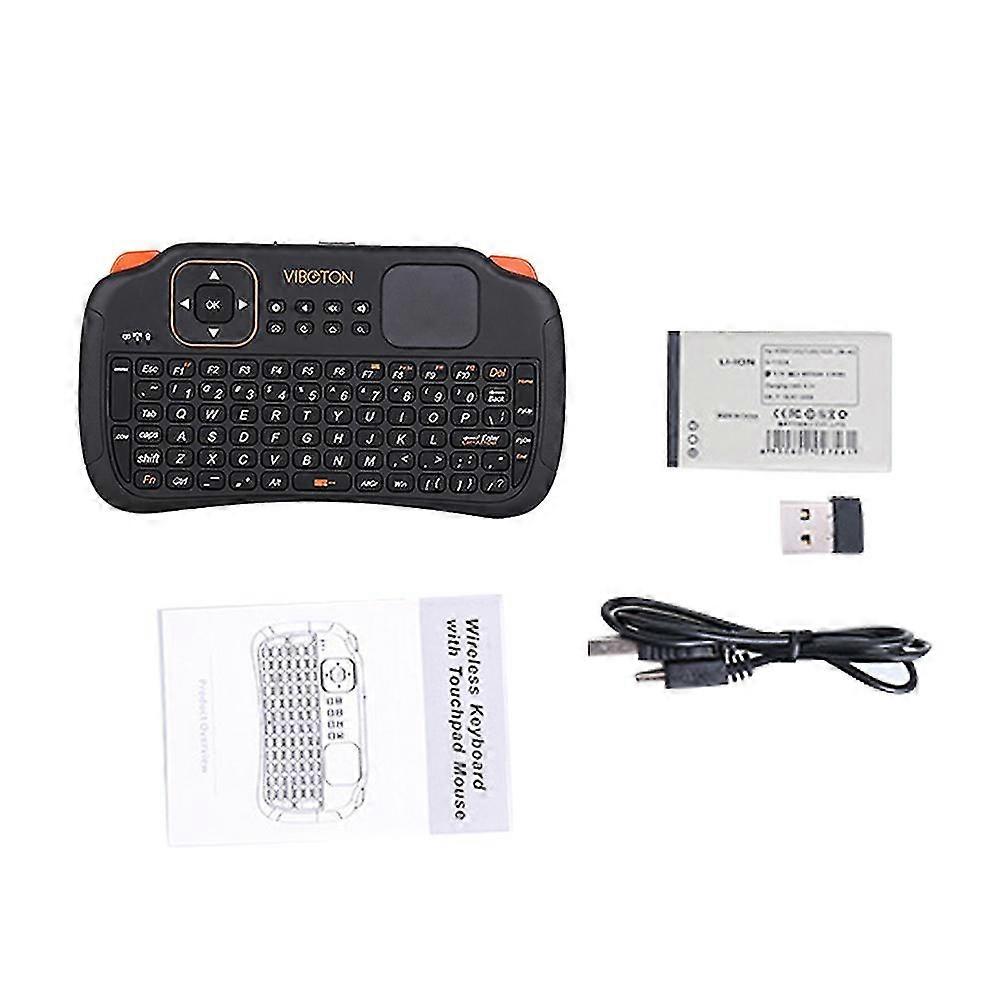 2.4G Wireless Multimedia Gaming PC Smart TV Air Mouse Keyboard Remote Control