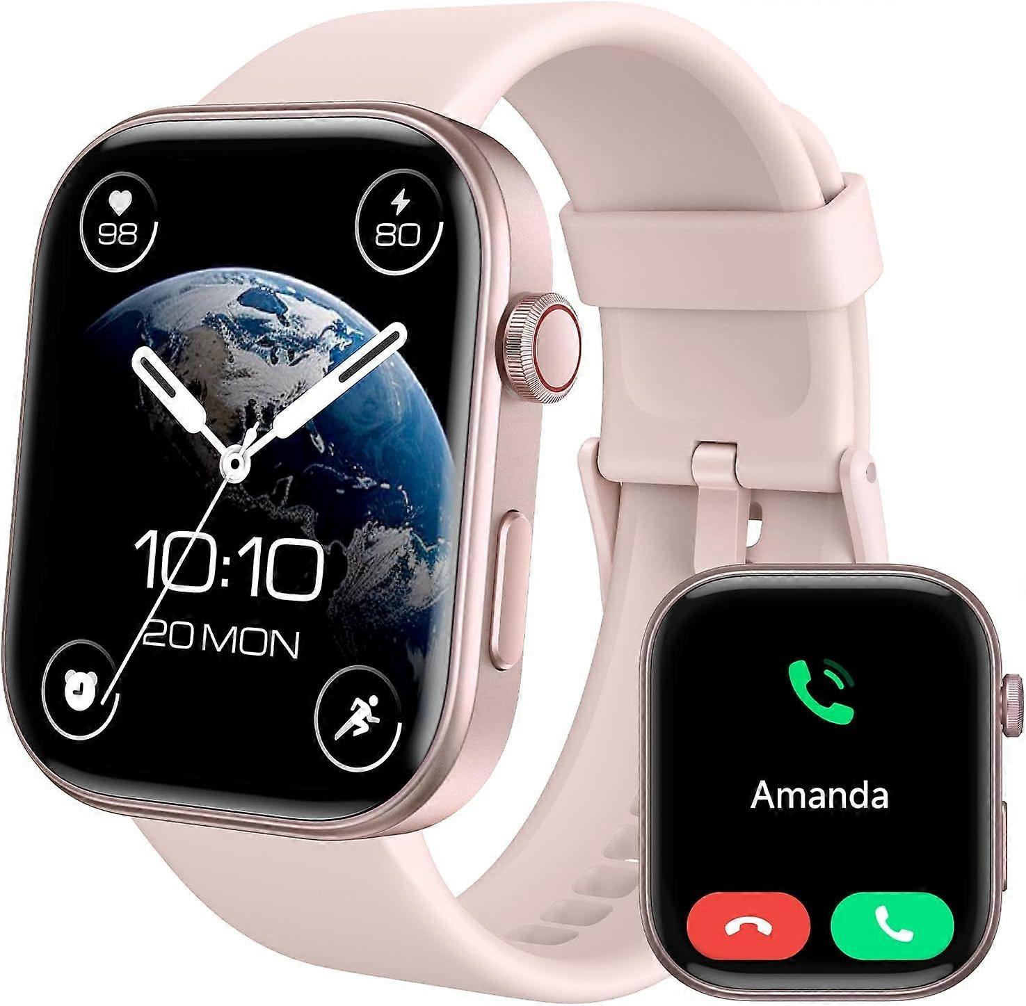 Smart Watches AMOLED Display Fitness Tracker for Adult's