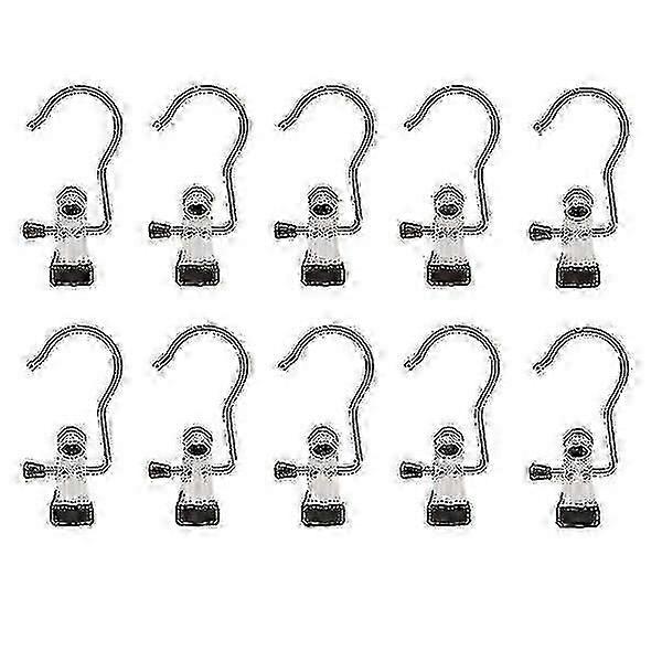 Gancho com braçadeira Aço inox 10-pack