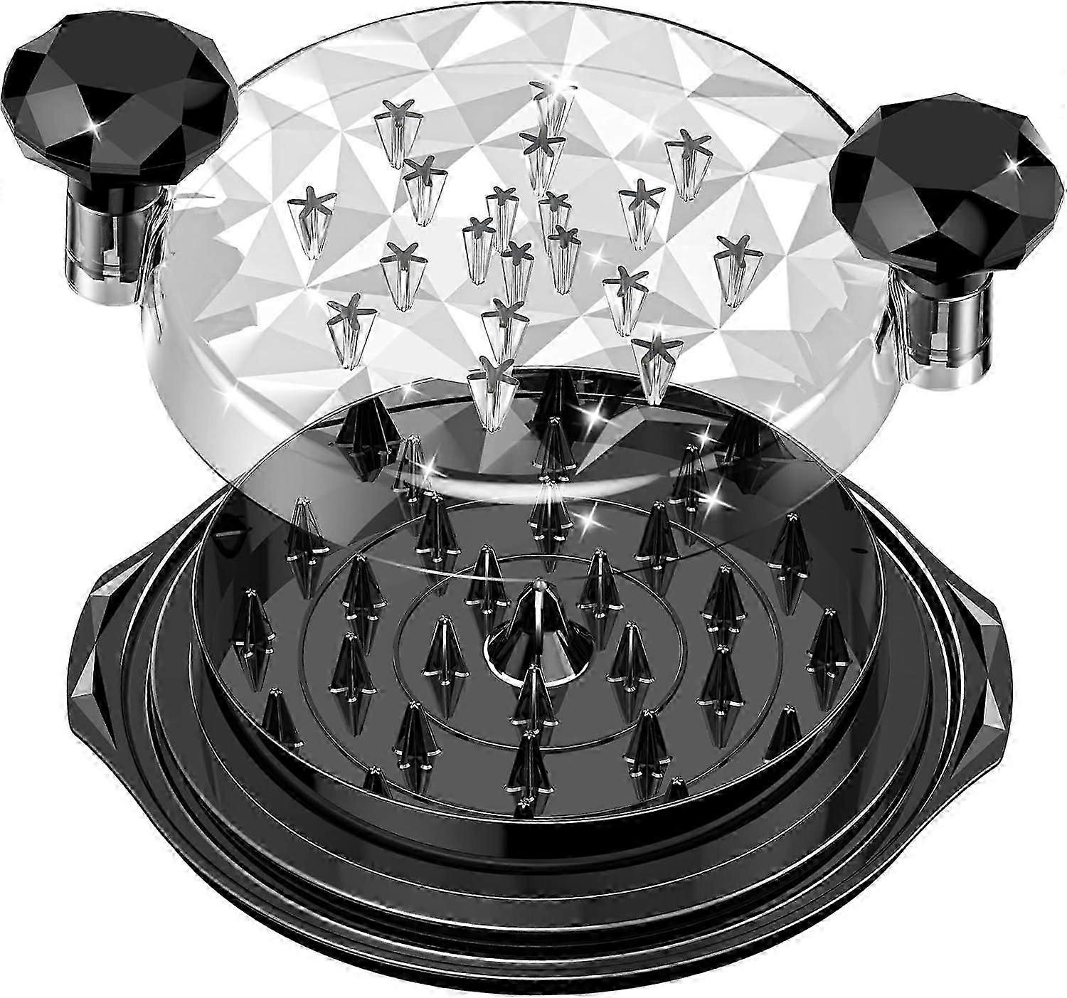 Chicken Shredder Tool Twist Large with Brush, 10" Pro Visible Kitchen Meat