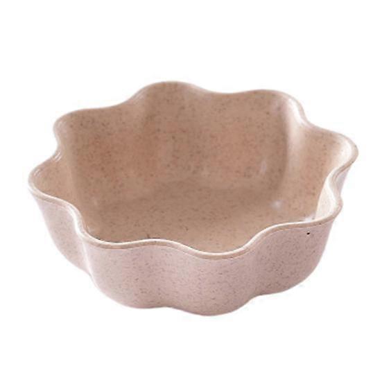 Flower Heart Round Dish Shape Vinegar Seasoning Saucers Snack Plate Tableware