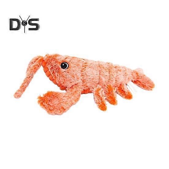 Floppy Lobster Pet Toy Interactive Plush Cat Toys Moving Jumping Puppy Chew Toys for Cats Dogs Teething Cleaning