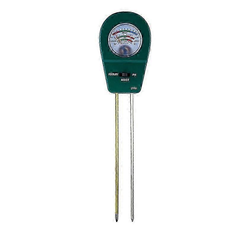 LY101 Soil PH Meter Digital Plug-And-Play 3-In-1 Soil Tester Plant Moisture Fertility PH Detector Garden