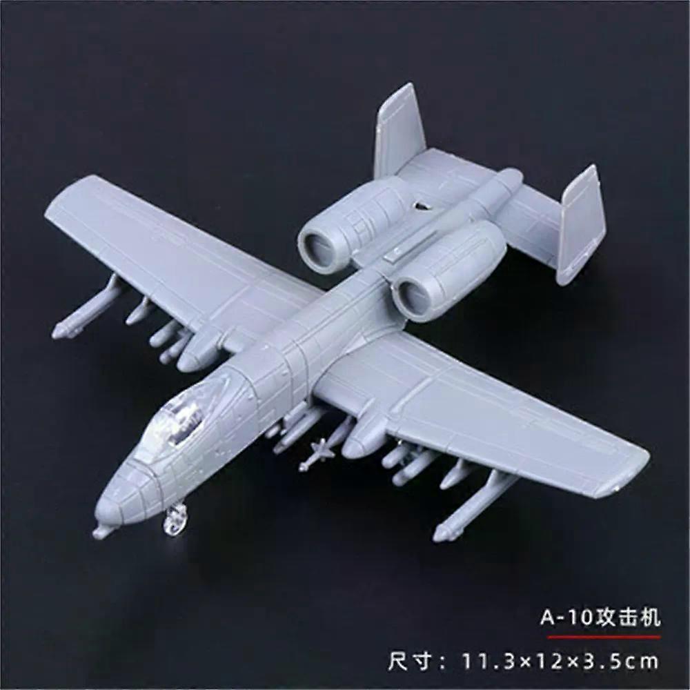 1/144 Scale 8 Styles Airplane Assembly Model Fighter Military Ornament Mini Plastic Toy