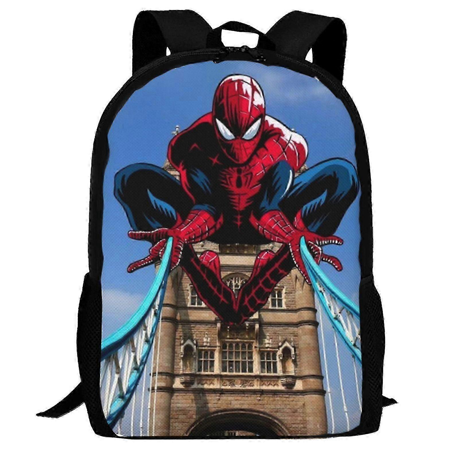 j111 Spider-Man Backpack,Laptop Backpack Lightweight Casual DaypackMulti-Function Travel Backpack ppo111