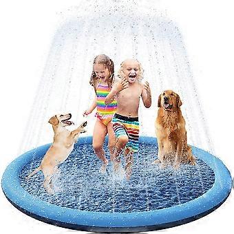 PVC Sprinkler Splash Mat för barn utomhus gräsmatta vatten kul, diameter: 100cm