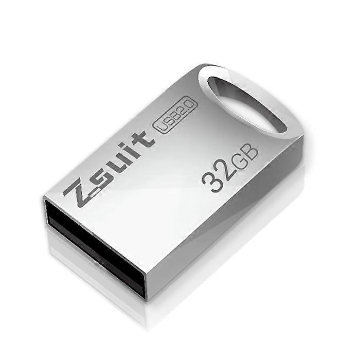 Zsuit 32GB USB 2.0 ミニメタルリング形状USBフラッシュディスク