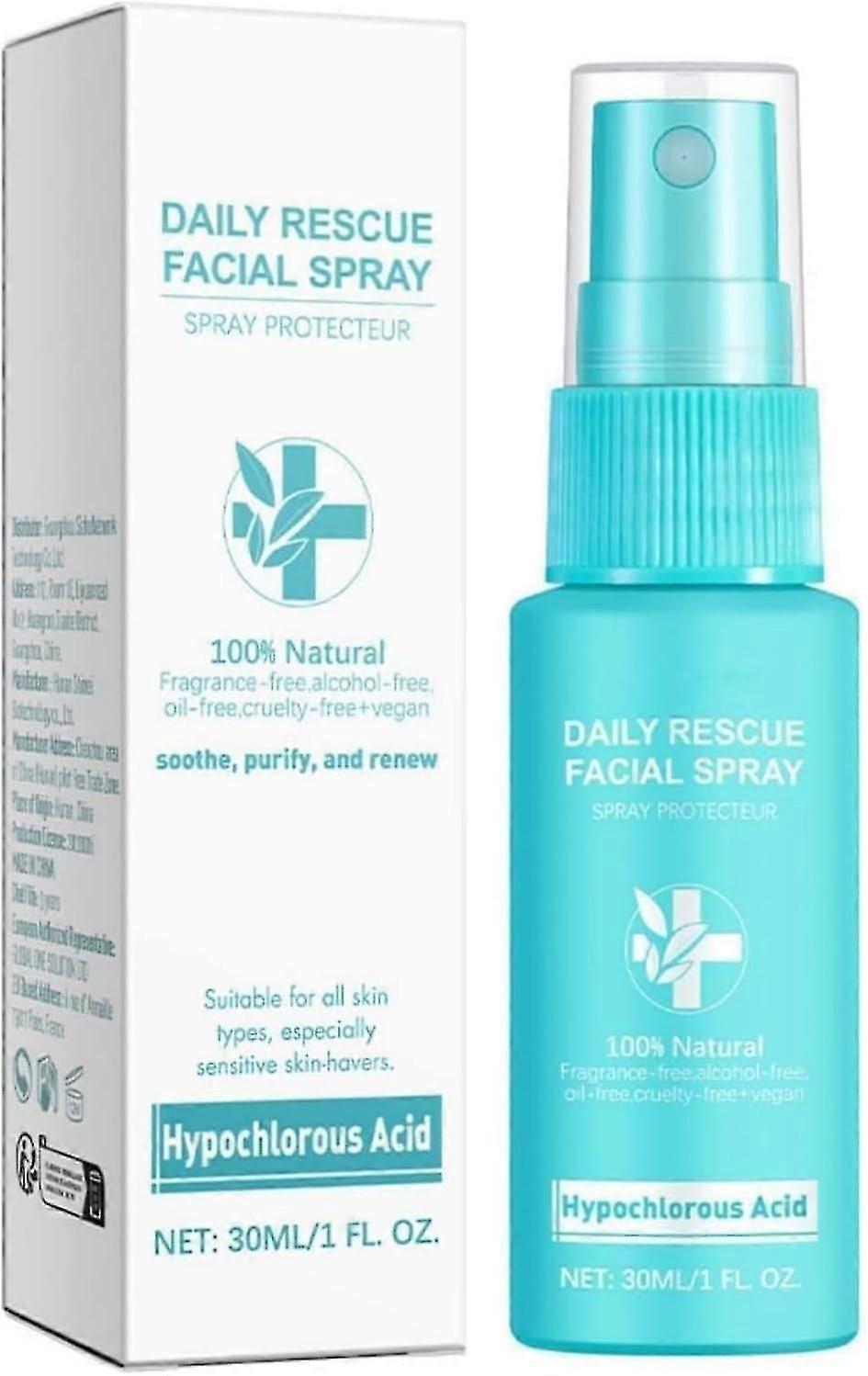 Skin Renew Face Spray, Skin Renew Toner, Hypochlorous Acid Face Spray, Facial Toner with Pure Hypochlorous Acid, Moisturising Spray for Face
