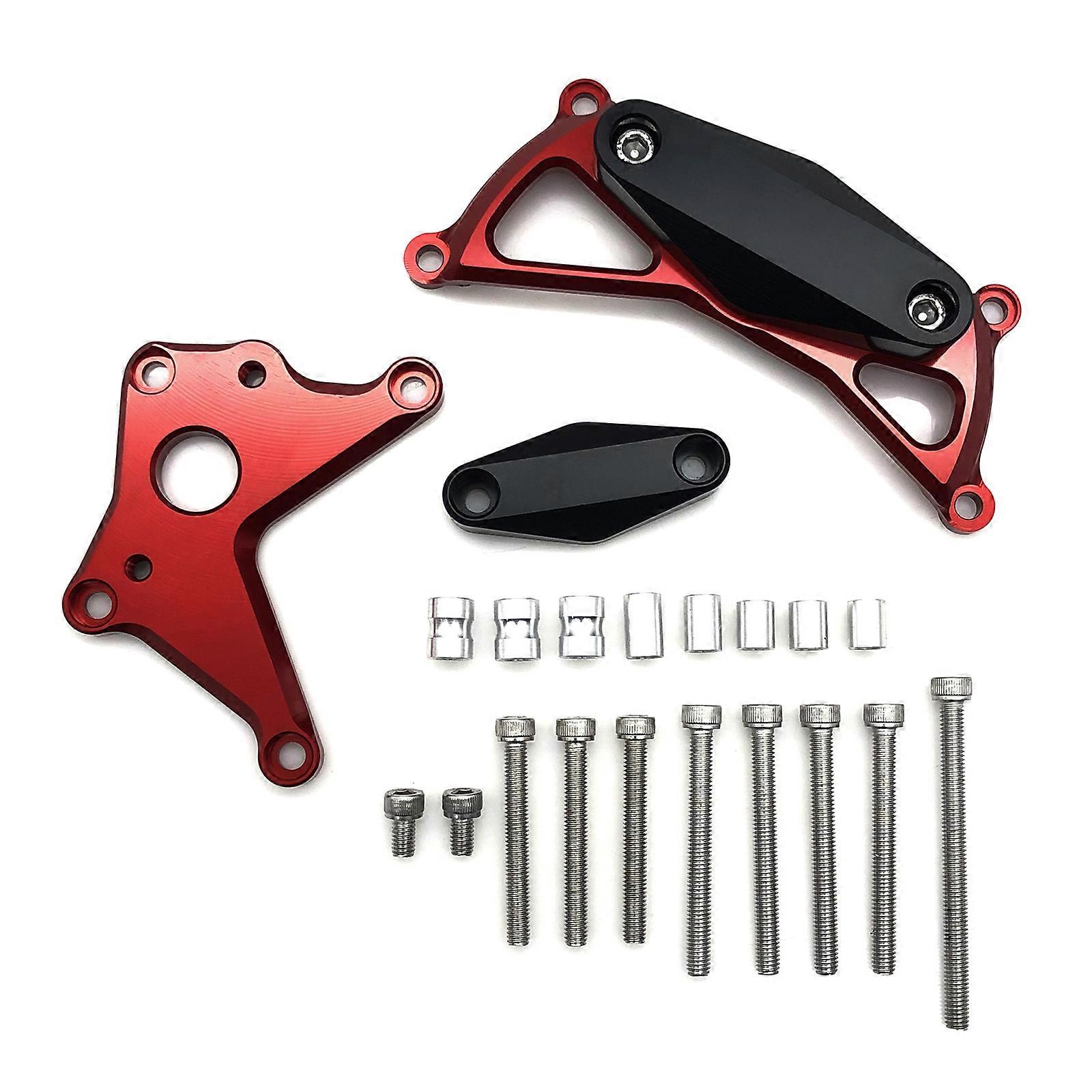 Motorgehäuse Saver-Frame Slide Motorgehäuseschutz Stator Zündungsabdeckung Crash Pad Slider-Protector für GSX-S1000 GSX-S1000 rot