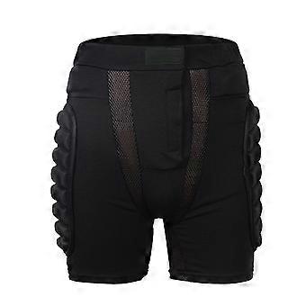 3D Hüftschutz Pad Shorts Hosen Po Pads Schützende gepolsterte kurze Crash Pad Impact Gear zum Skifahren Skating Snowboard XS