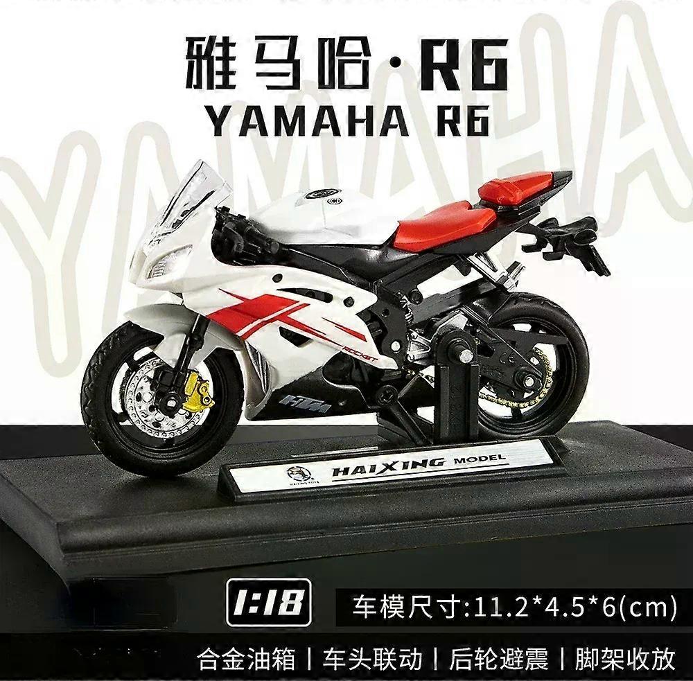 R6オートバイダイキャストメタルアロイモデルカーコレクションキッズトイギフトM21