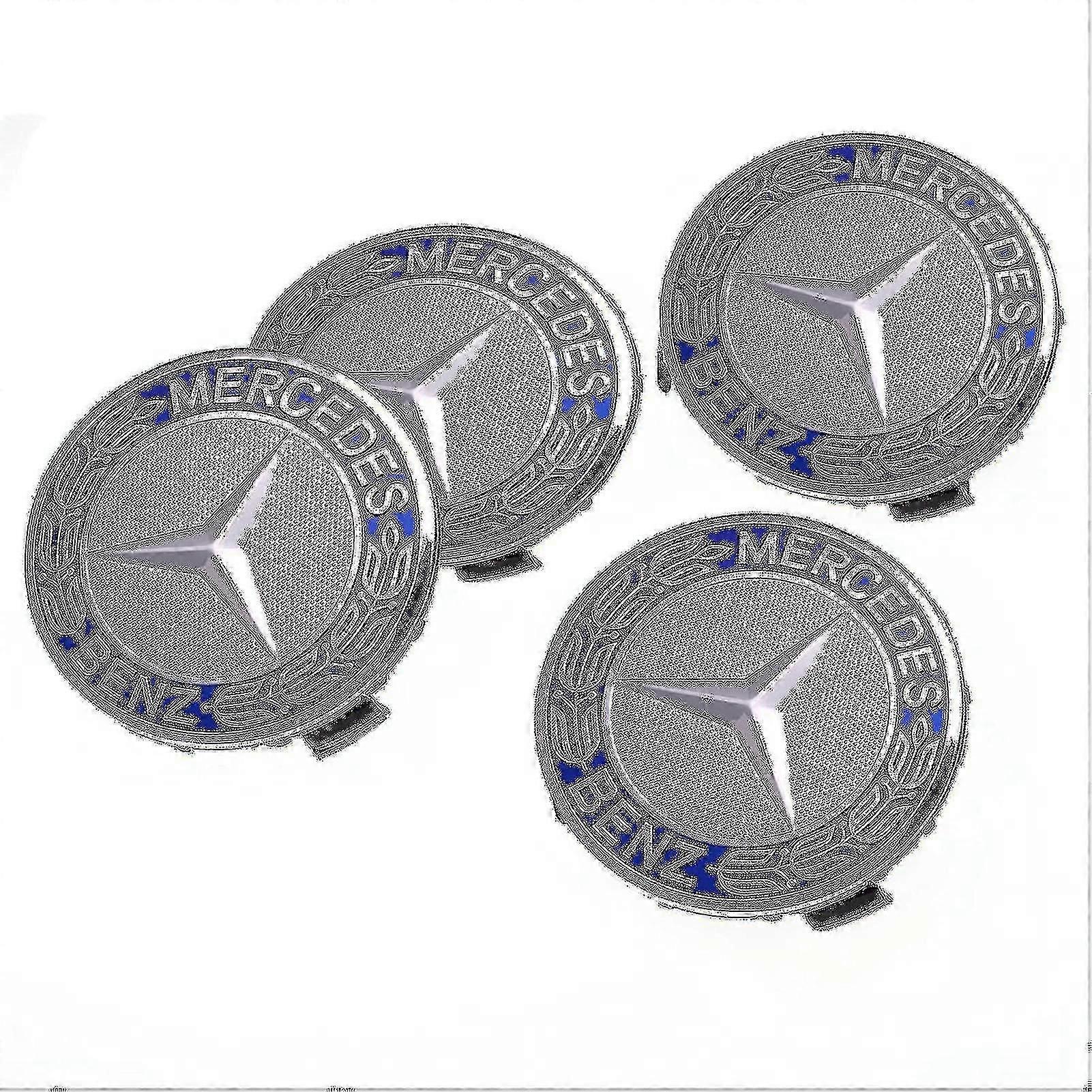 4PCS عجلة مركز قبعات شخصية مركز مركز غطاء لمرسيدس بنز