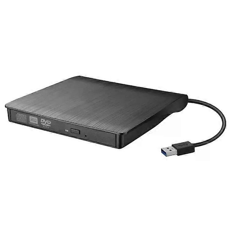 External CD/DVD-RW Optical Drive-USB 3.0,Brushed Design,