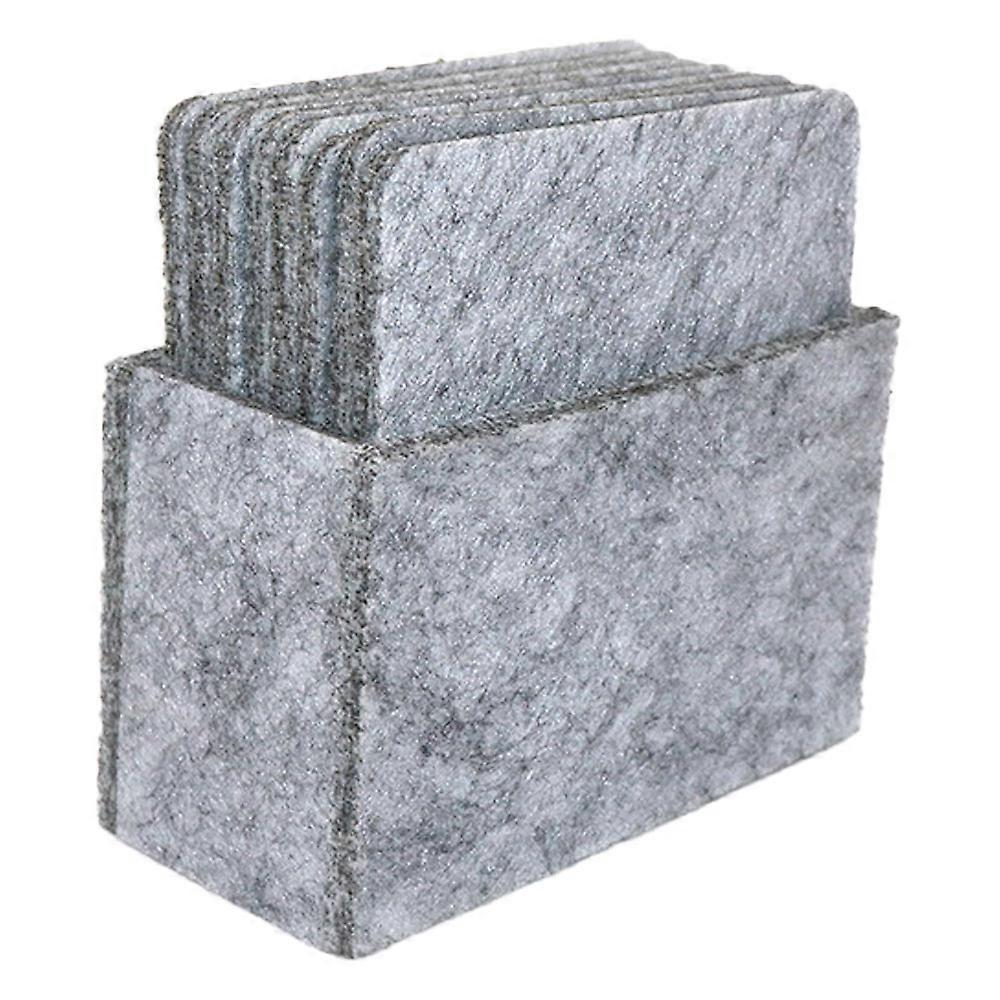 Square Coasters, Polyester Felt, Non-Slip, Easy to Clean
