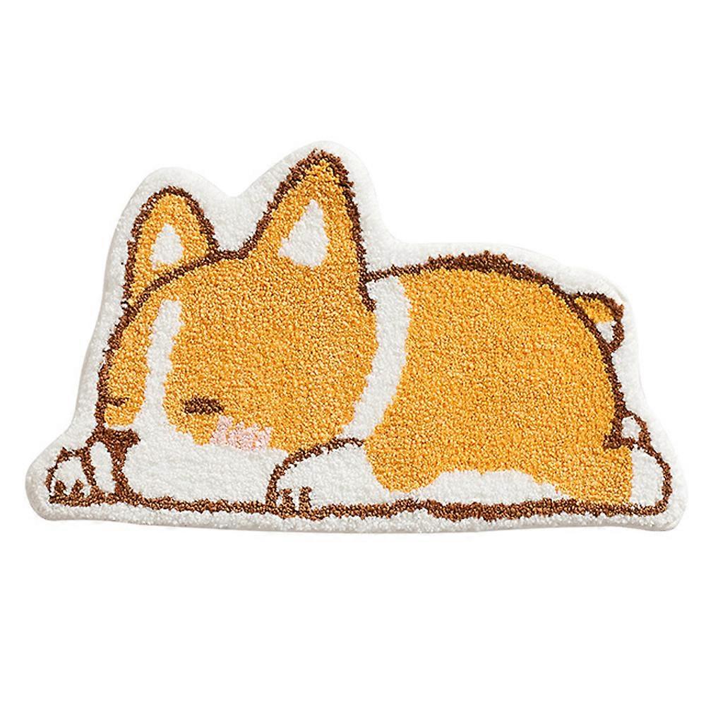 Microfiber Bath Mat, Ultra Soft, Non Slip, Water Absorbent, Puppy Pattern