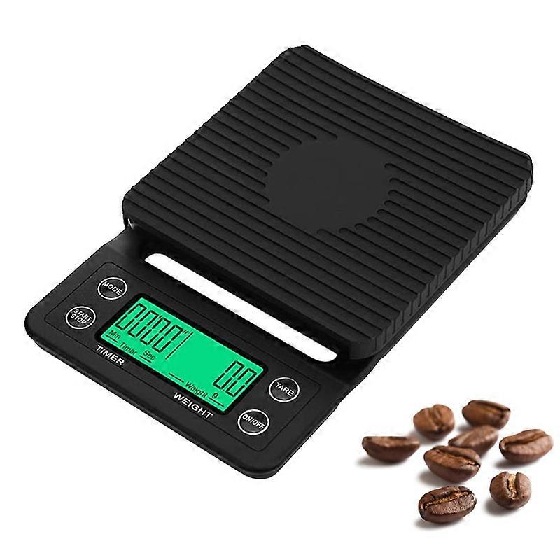 Hand Punch Coffee Scales Timing Electronic Timer Scale Kitchen Scales 3kg/0.1g
