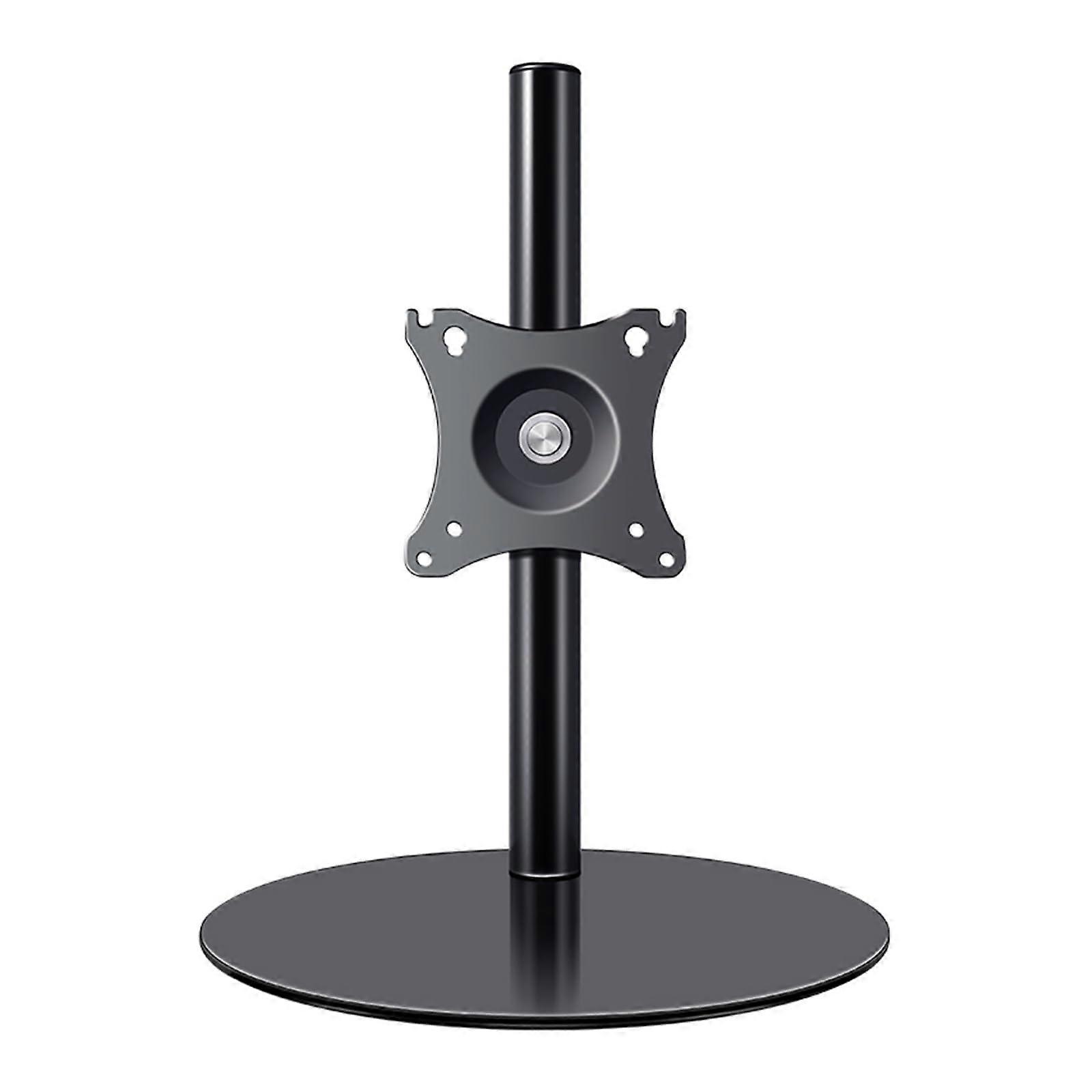Single Monitor Stand, Single Monitor Mount for 14 Inch to 27 Inch Screen with Swivel, Height Adjustable, Hold Up to 8kg/17.6 Lbs(40cm)