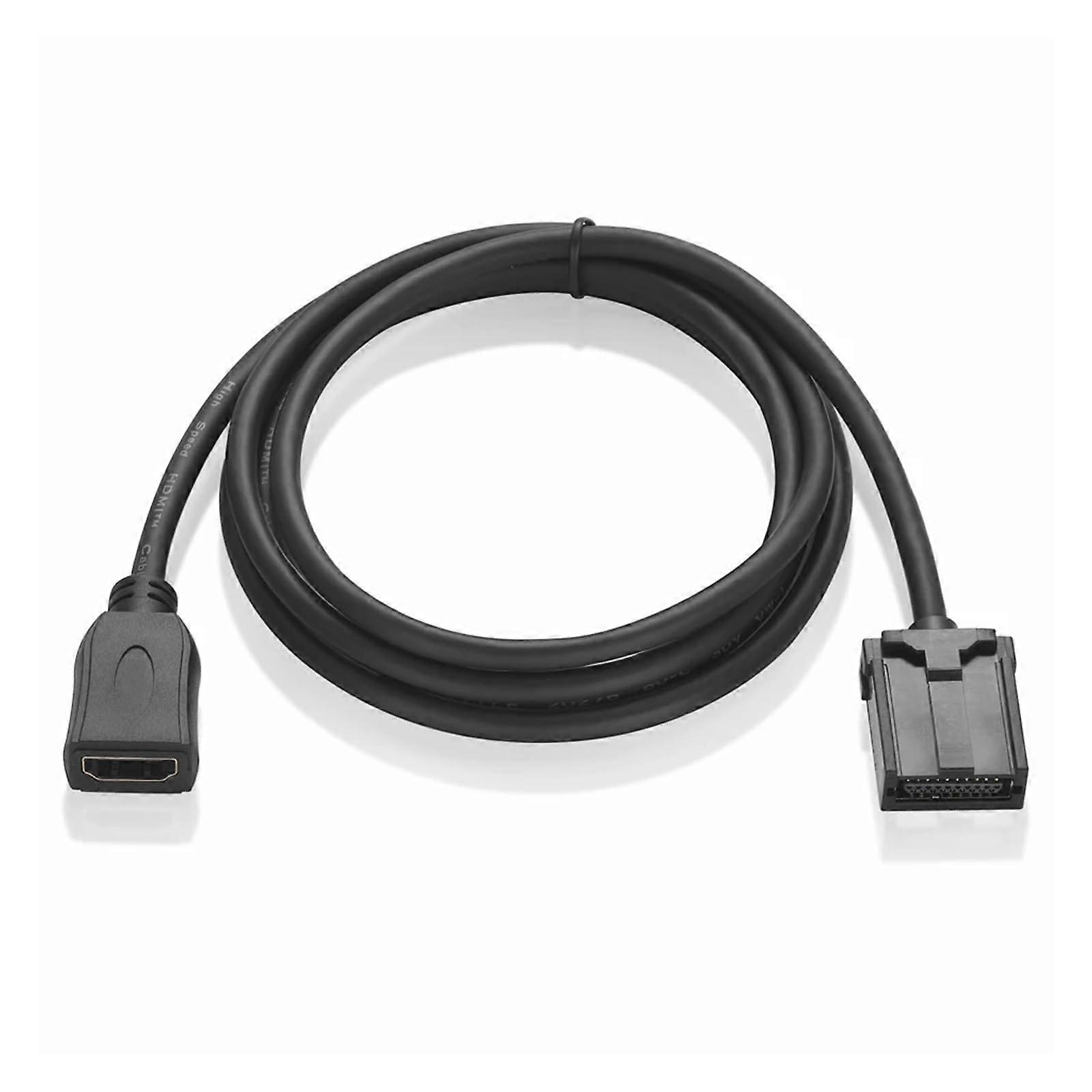 1.5m Automotive HDTV Cable Type E to Type A Converter Compatible with Car Audio Video Systems and Displays