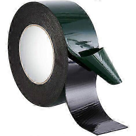 Unbrand Ruban adhésif double face en mousse imperméable 10 m (50 mm) noir