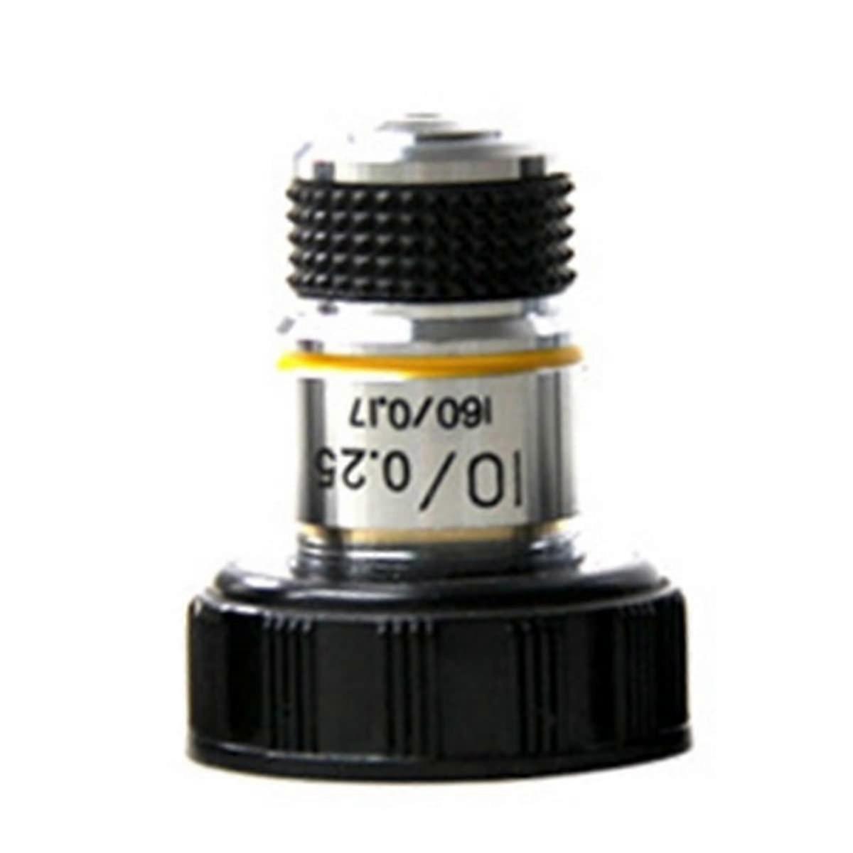 Microscope Kit Achromatic Objective Lens 4X 10X 40X 100X with Lens Adapters Compatible with Various Microscopes Color 10
