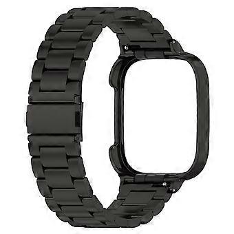 Kompatibel Til Xiaomi Redmi Watch 3 / Mi Watch Lite 3 Håndledsrem, 20mm Rustfrit Stål Urrem Med Urkasse