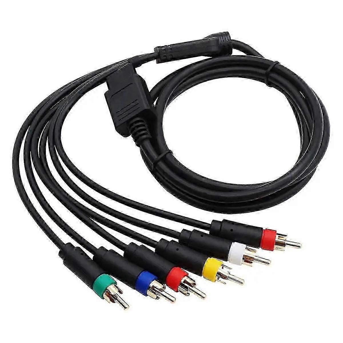 RGBRGBS Cable for N64 SFC SNES Video Consoles Composite Cable Strong Stability Without BNC Adapter Edition a