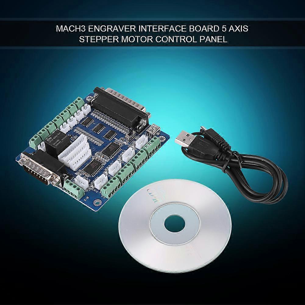 CNC Breakout Board compatible with Engraving Machine 5-axes Stepping Motor Driver Controller