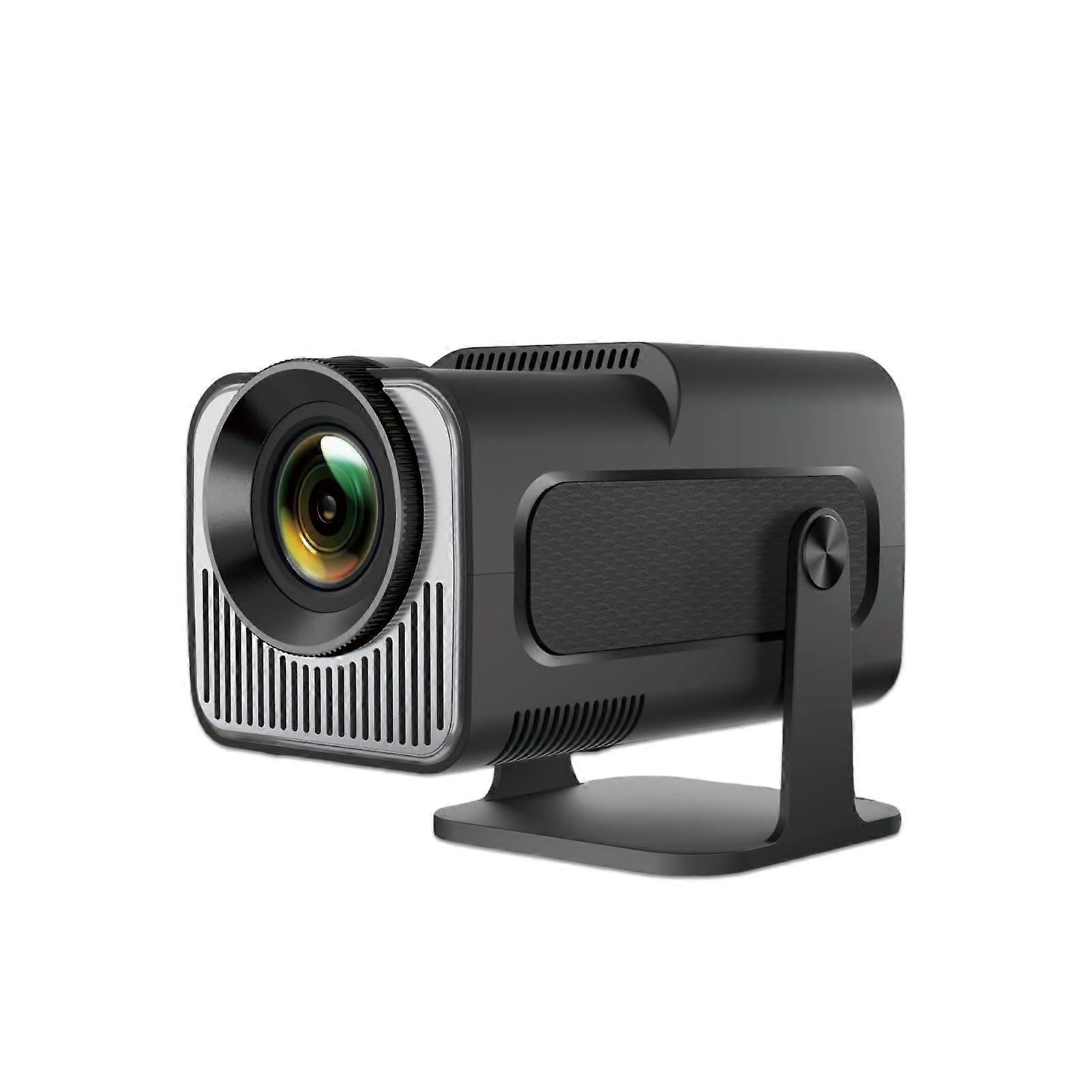 Mini Projector 4K 1080P Support, WiFi Bluetooth Compatibility, 180° Rotatable, Compact Design for Home Theater