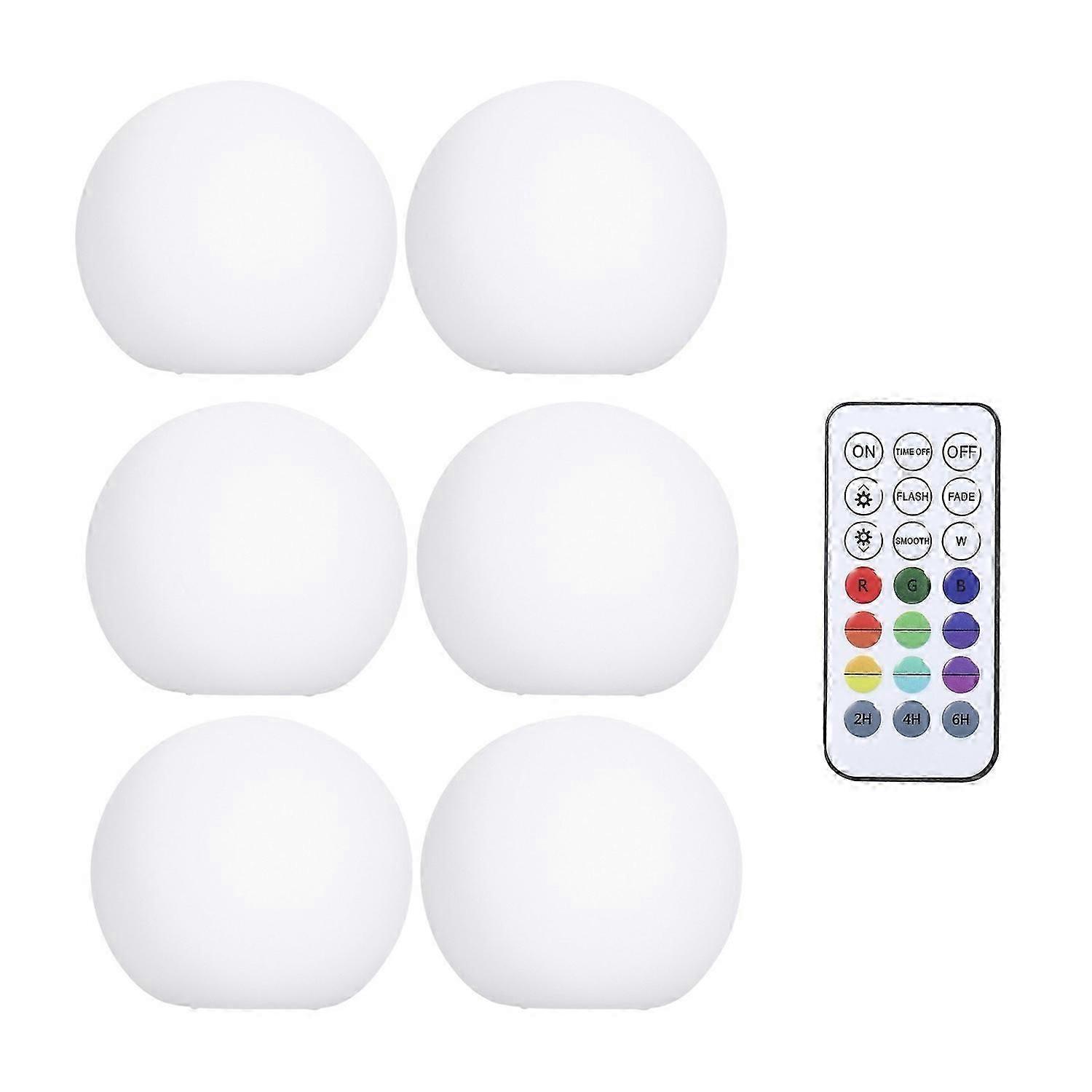 2026 Dimmable Floatings Pool Light with RF Remote Control 16 Colors & 3 Dynamic Modes RGBW Color