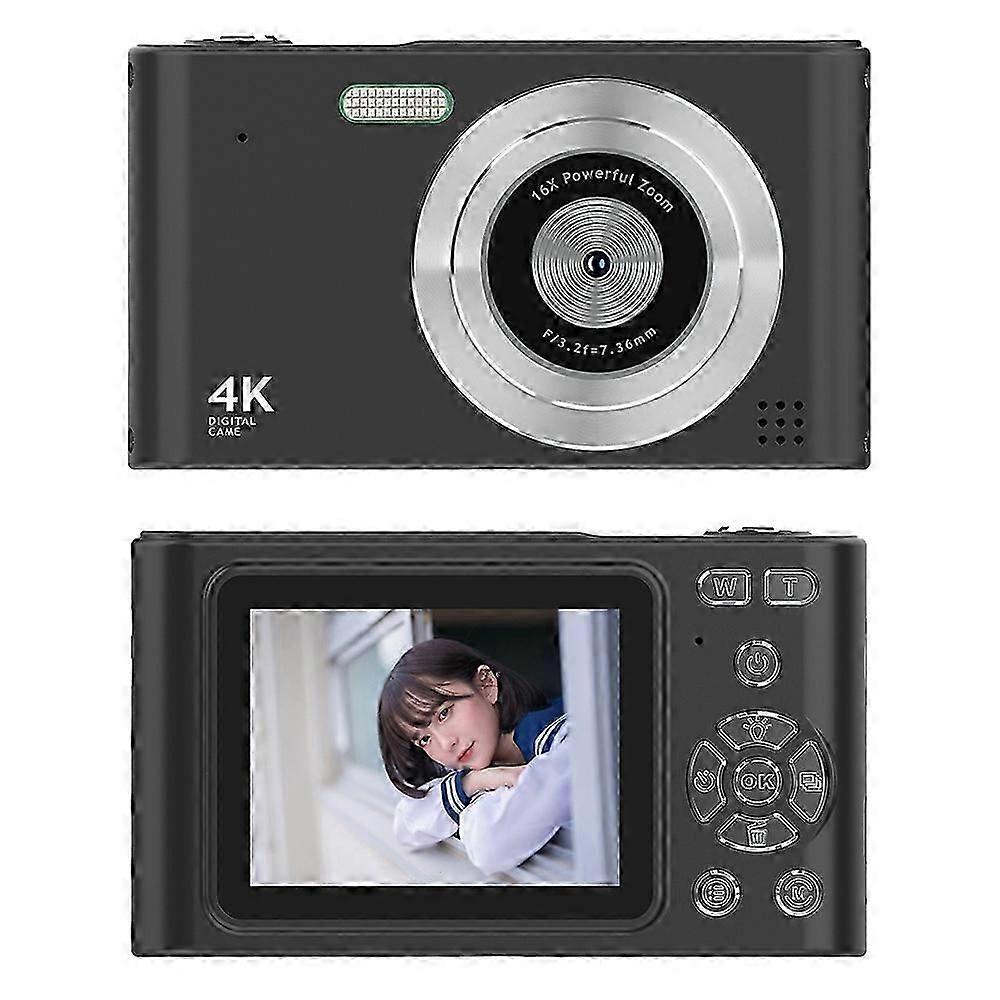 Tipo B H15 Câmera digital com tela IPS de 2,4 polegadas HD Câmera CCD de gravação de vídeo fotográfico